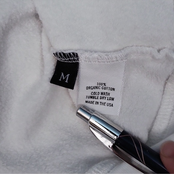 RARE Clare V x Gjusta Liberez Les Sardines Organic Cotton Sweatshirt Size M - Picture 5 of 7